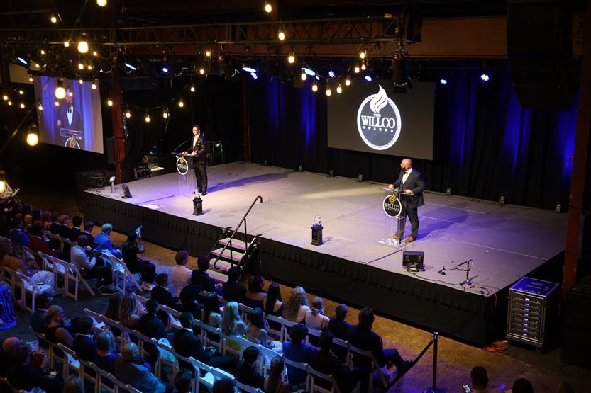 Honors are presented during the WILLCO Awards ceremony